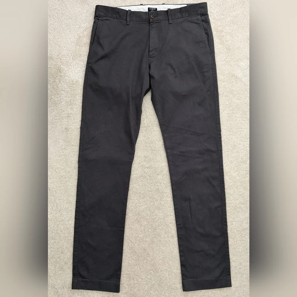 NWT J.Crew Factory gray slim pants 33W x 34L